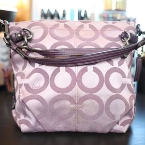 Coach C Print Top Handle bag